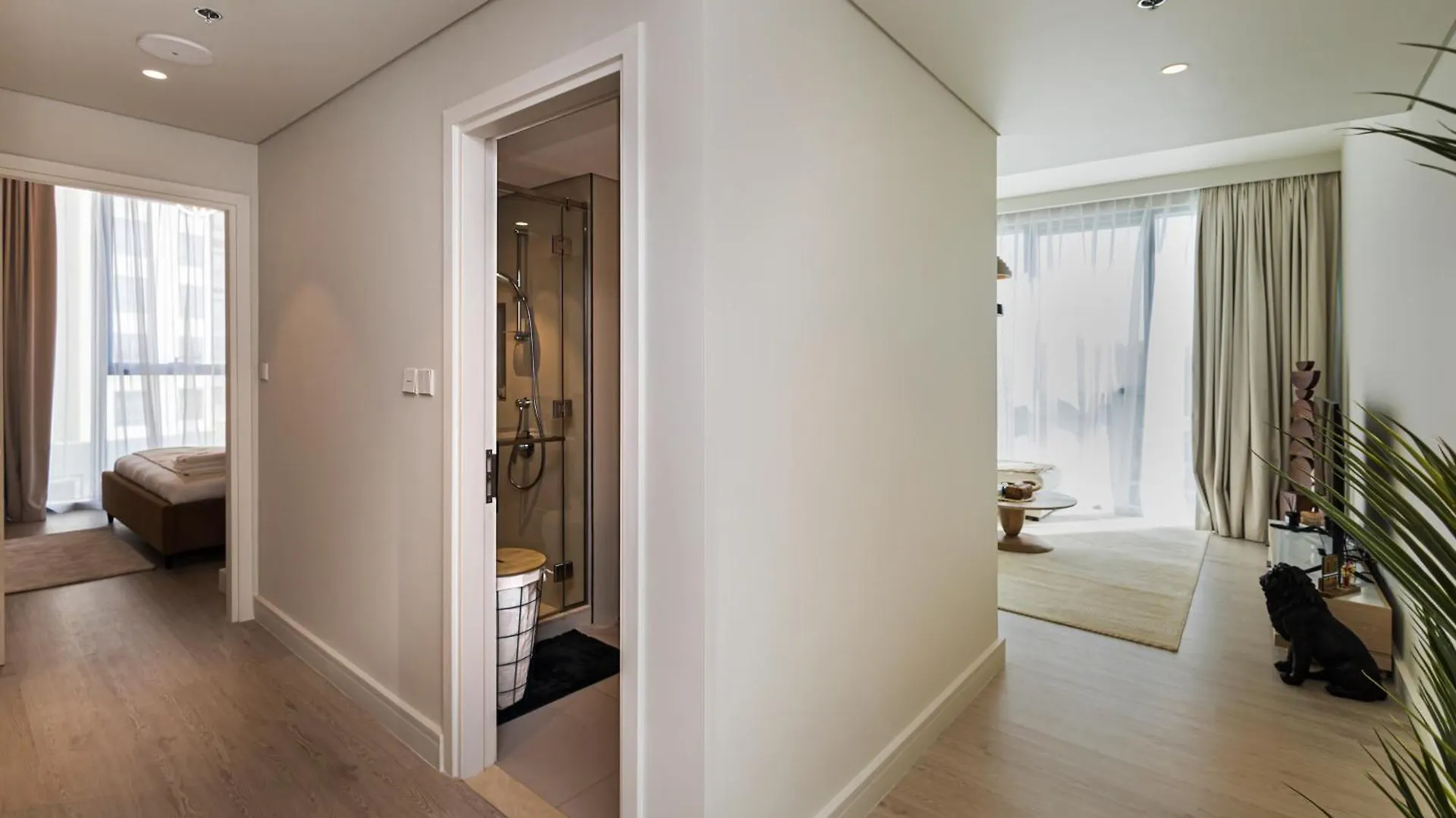 Apartment Ferienwohnung Burj Khalifa View & Creek Sea View Dubai